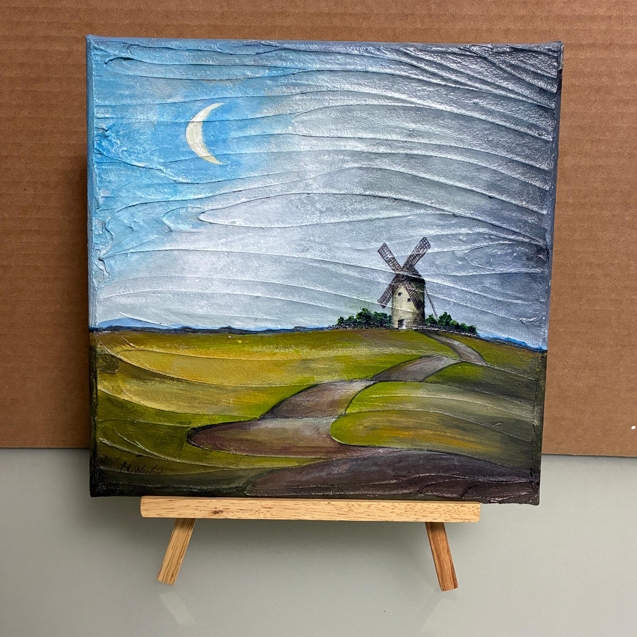 「月と風のあいだ Ⅲ ―夜へ向かう丘 」